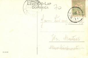 1905 Hercegovac, Josip Novak üzlete, iskola, templom / Trgovina Nowak (Prodaja vapna dasakate rakije...