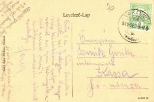 1911 Csicsvaalja, Podcicva (Telekháza, Sedliská; Varannó mellett / near Vranov); vár, híd, szarvasma...