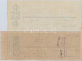 ~1907-1930. 7db-os vegyes váltó tétel, közte kitöltött példányok is T:III