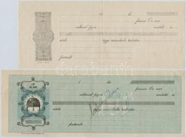 ~1907-1930. 7db-os vegyes váltó tétel, közte kitöltött példányok is T:III