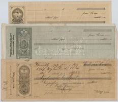 ~1907-1930. 7db-os vegyes váltó tétel, közte kitöltött példányok is T:III