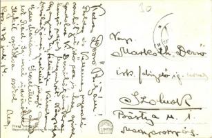 Korompa, Krompach, Krompachy; utcakép, vendéglő, gyógyszertár, Szlovák ház, Vojtech Vronsky és Josef...