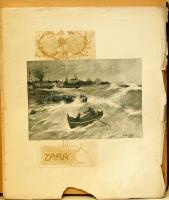 1905 Herczeg Ferenc: Szelek szárnyán útirajzok Basch Árpád illusztrációival (erősen sérült állapotba...