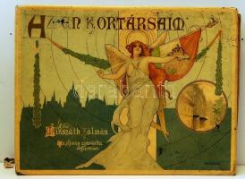 1904 Mikszáth Kálmán: Az én kortársaim Az újság ajándéka Basch Árpád illusztrációival (a gerinc hiányzik, néhány lap széle rongyos, de teljes)