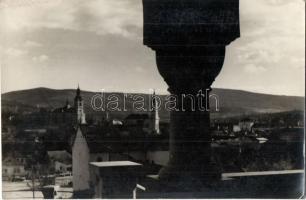 1940 Zilah, Zalau; látkép, templomok / general view, churches. photo