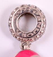 Ezüst (Ag.) Pandóra charm (3 db), jelzett, bruttó: 7,2 g