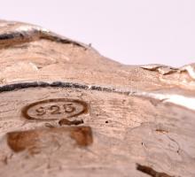 Ezüst (Ag.) masszív gyűrű, méret: 55,  jelzett, nettó: 10 g