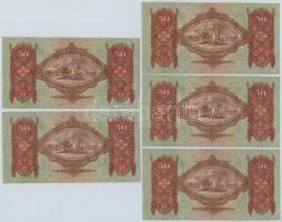 1932. 50P (5x) sorszámkövetők T:I,I-
Adamo P14