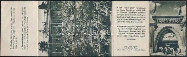 cca 1948 Angol parki (Vidámparki) képes leporellófüzet, jó állapotban