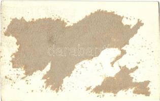 Orsova, Magyar király szálloda, Kügler Simon üzlete és kirakata, bejárat a tulajdonosokkal / Hotel K...