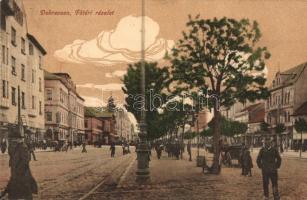 1926 Debrecen, Fő téri részlet, üzletek