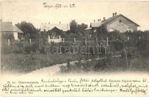 1905 Pápa, M. kir. földmívesiskola. Kis Tivadar kiadása