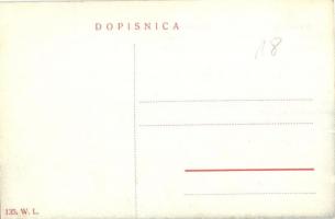 Bród, Slavonski Brod, Brod na Savi; Banska ulica / Banus Gasse / utcakép, Hanza, A. Radosavljevic üz...