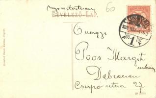 1909 Ungvár, Uzshorod, Uzhorod; Nagy híd utca és Kazinczy utca, Güntzler Henrik, Kádár Kálmán, Kraus...