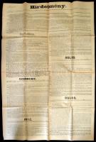 1916 I. világháborús sorozási hirdetmény a monarchia összes nyelvén 77x120 cm