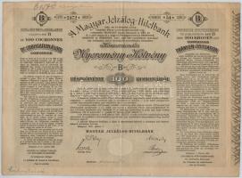 9db-os vegyes részvény, kötvény és sorsjegy tétel, közte Budapest 1894. "A Budapesti Általános ...