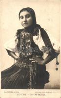 Jeneiné - Finom Rózsi. Kultúrház javára. Fotofilm / Hungarian actress in beautiful folk costume