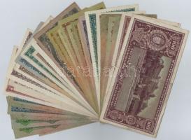 36db-os vegyes magyar pengő bankjegy tétel T:III