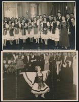 cca 1900-1936 Társasági fotók, báli képek, 3 db, 11×17 cm