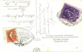 1939 Budapest, BNV Nemzetközi Vásár, Horthy Miklós és Purgly Magdolna + So. Stpl