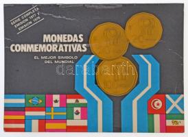 Argentína 1977. 20P + 50P + 100P + 1978. 20P + 50P + 100P "1978-as Labdarúgó Világkupa" al...