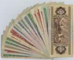 20db-os vegyes magyar forint bankjegy tétel T:III