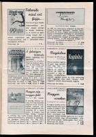 1939-1942 Vegyes nyomtatvány tétel, 2 db:
1939 Szent István-hét Budapesten az 1939. évben. Bp., Bud...