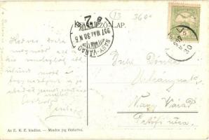 1907 Rév, Vad, Vadu Crisului; EKE (Erdélyi Kárpát Egyesület) turista vendéglő a Zichy cseppkőbarlang...