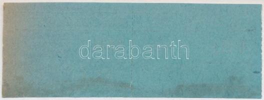 ~1930. "Központi Tejcsarnok" 2db jegy ívben, 1/2 liter teljes tejre T:III szakadt sarok