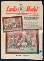 1945 Bp., A Ludas Matyi szatirikus hetilap I. évfolyamának 24. száma, 8p