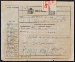 cca 1910-1945 Dr. Grosschmid Géza (1872-1934) a kassai jogászkamara elnöke, csehszlovák szenátor, ki...