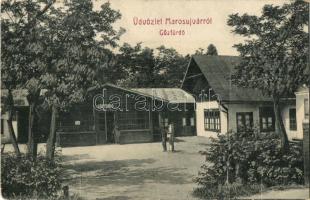 Marosújvár, Ocna Mures; Gőzfürdő. W. L. 1602. / steam bath, spa, bathing house (fa)