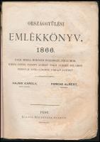 Országgyűlési emlékkönyv 1866 I. füzet. Falk Miksa, Jókai Mór, Kriza János, Pálffy Albert... közremű...
