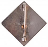 1965. "BHSB. II. Bajn. Championad - Budapest 1965" zománcozott jelvény (36x36mm) T:1-