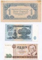 6db-os vegyes bankjegy tétel, közte Romania 1920. 5L T:II-III-
6pcs of various banknotes, including...