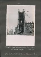 1942 Kijev belvárosa a német, magyar támadás után, egyik fotón a GPU volt épülete. 2 db jó minőségű ...