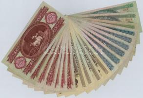 1962-1969. 10Ft (3x) + 1965-1980. 20Ft (6x) + 1983-1986. 50Ft (4x) + 1962-1980. 100Ft (7x) T:III