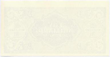 1946. 1.000.000.000BP hátoldali fázisnyomata, jó minőségű másolat (good copy) T:I,I-