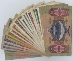 Vegyes 26db-os pengő bankjegy tétel T:III,III-