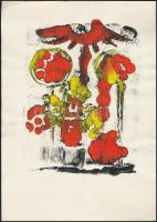 Németh Ami (?-?): Kollázsok, 3 db,15×15 és 29×21 cm