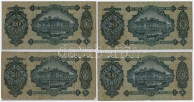 1930. 20P (4x) T:III-