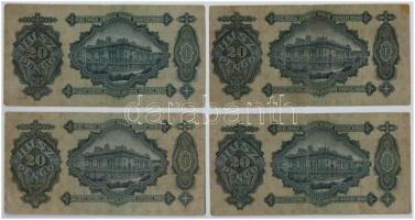 1930. 20P (4x) T:III-