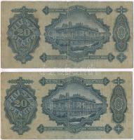 1930. 20P (4x) T:III-