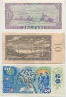 Vegyes 6db-os horvát, csehszlovák és bolgár bankjegy tétel T:II-III
Mixed 6pcs Croatian, Czechoslov...