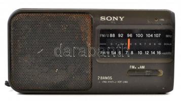 Régi Sony rádió, törött részel, antenna nélkül