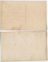 10 db RÉGI 1900-as évek eleji fotó képeslap beazonosítatlan labdarúgó csapatokkal, focisták / 10 pre...