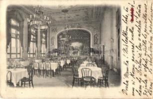 1907 Rózsahegy, Ruzomberok (?); étterem belső / restaurant interior (EK)