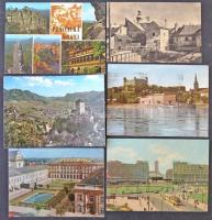 Kb. 250 db MODERN főleg külföldi városképes lap, sok csehszlovák és német / Cca. 250 modern European town-view postcards with many Czechoslovakian and German