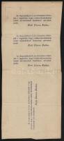 1909 A pesti chevra kadisha igazolása éves tagsági díj befizetéséről