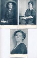 15 db régi használatlan képeslap a Nők Választójogi Világszövetségének VII. Kongresszusa alkalmából....